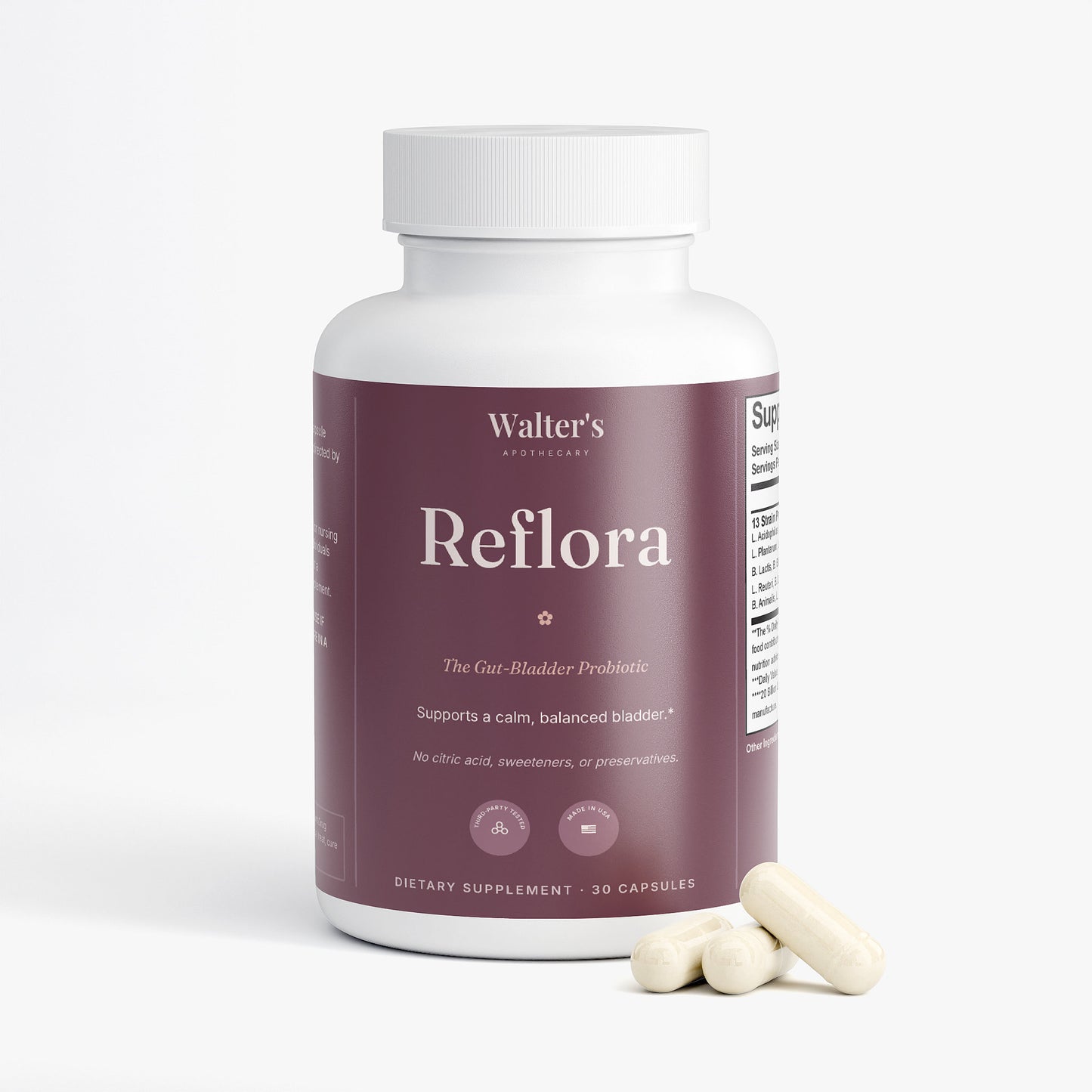Reflora — Gut-Bladder Probiotic for IC & a Calmer Bladder