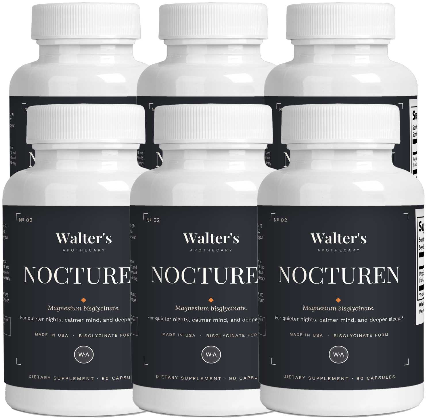 Walter's Magnesium PM — six bottles