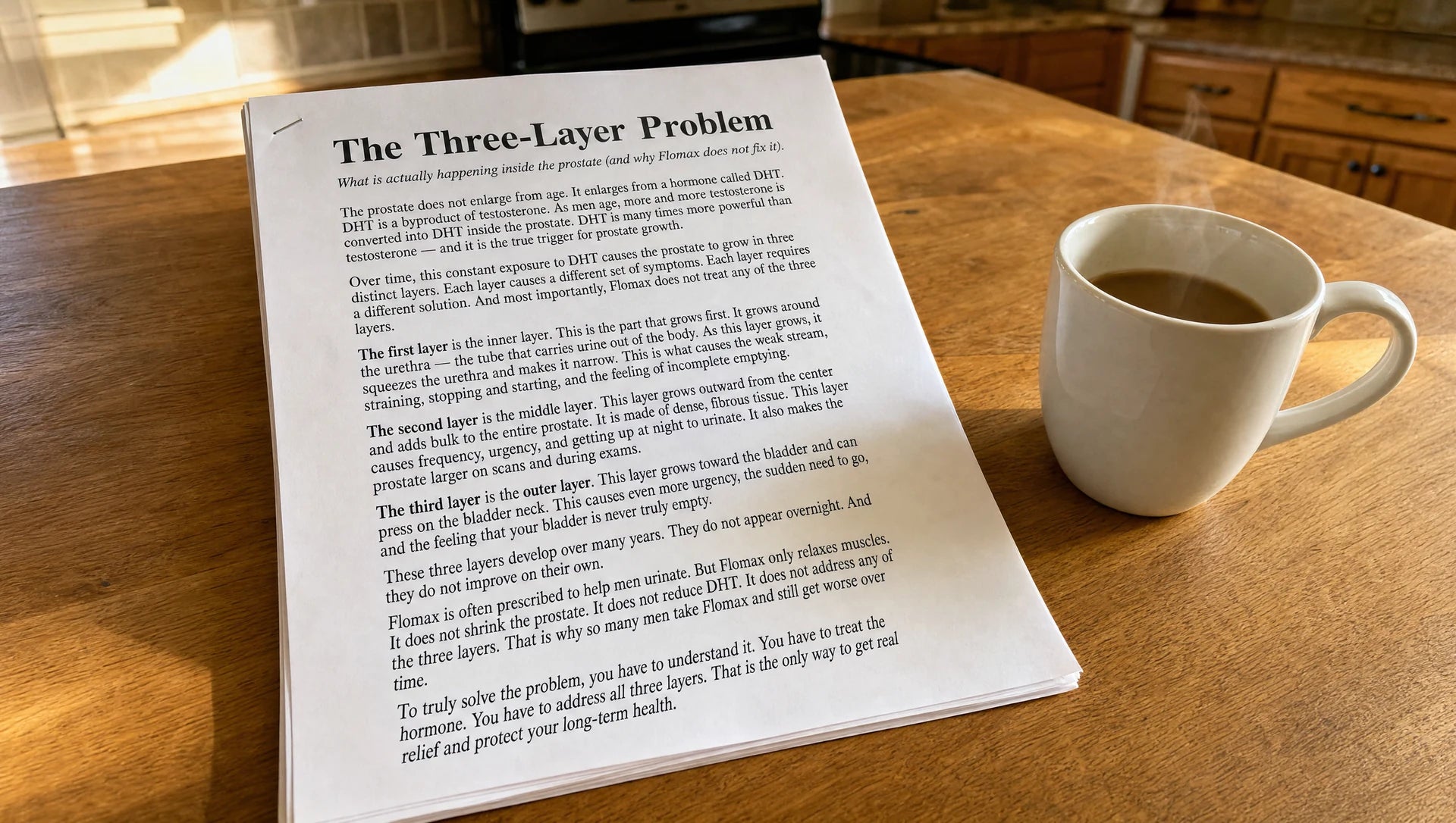 The article I had printed in case Daniel wanted to read more before saying yes. He looked at the bottle and said okay before he asked to see it.